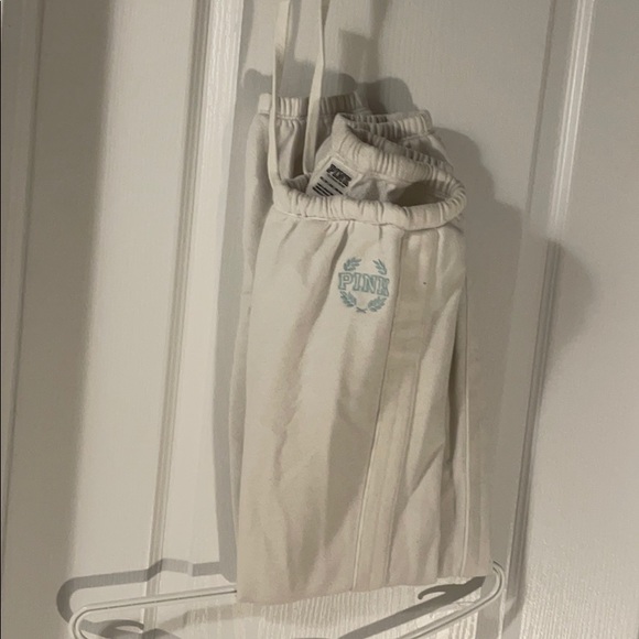 White Pink track suit (crew neck and sweat pants) - Picture 6 of 8